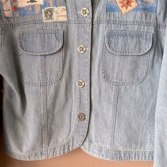 Vintage CITY GIRL SPORT Denim Jacket - Picture 6 of 8
